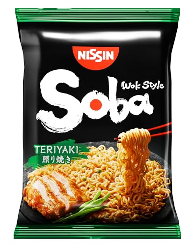 Nissin Soba Teriyaki Wok Nudeln 9er Pack 9x110g Pilze