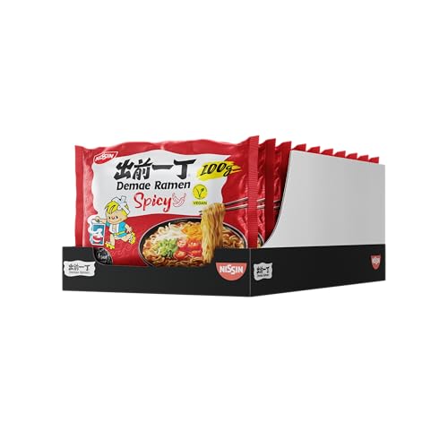 Nissin Demae Ramen Spicy Instant-Nudeln 10x100 g