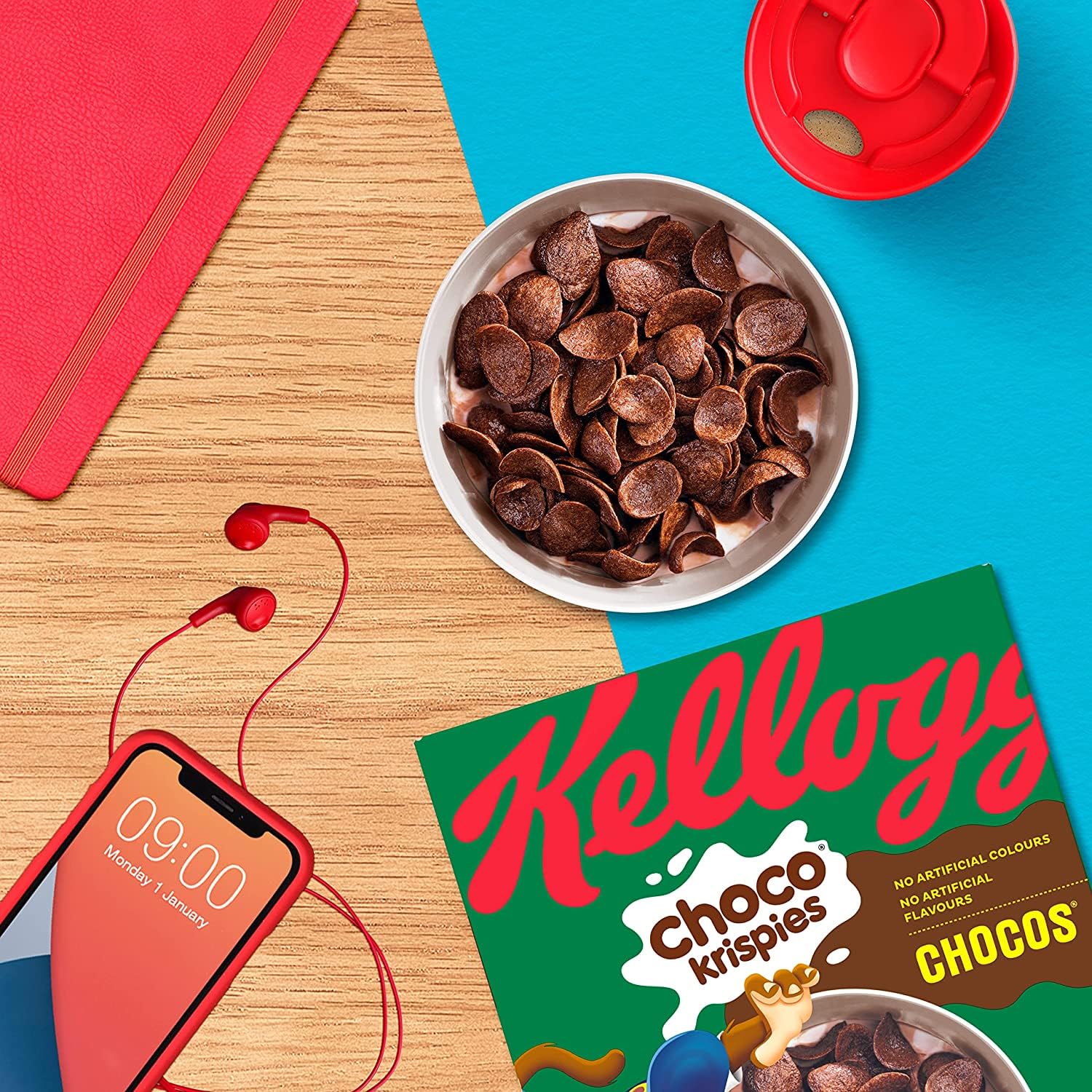 Kellogg's Choco Krispies Chocos Cerealien 6 x 330 g Kakao