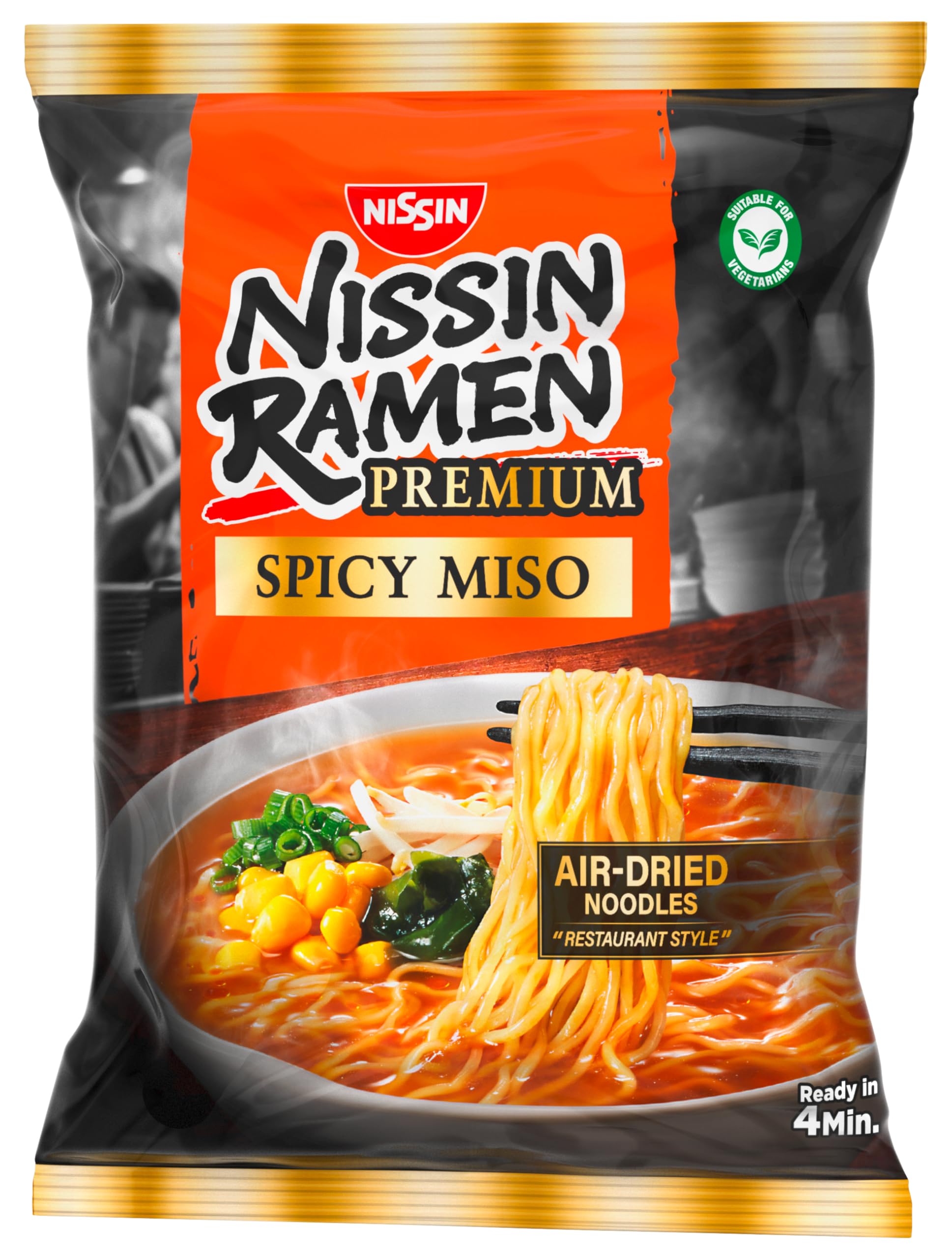 Nissin Ramen Premium Spicy Miso Instant-Ramen 10er Pack