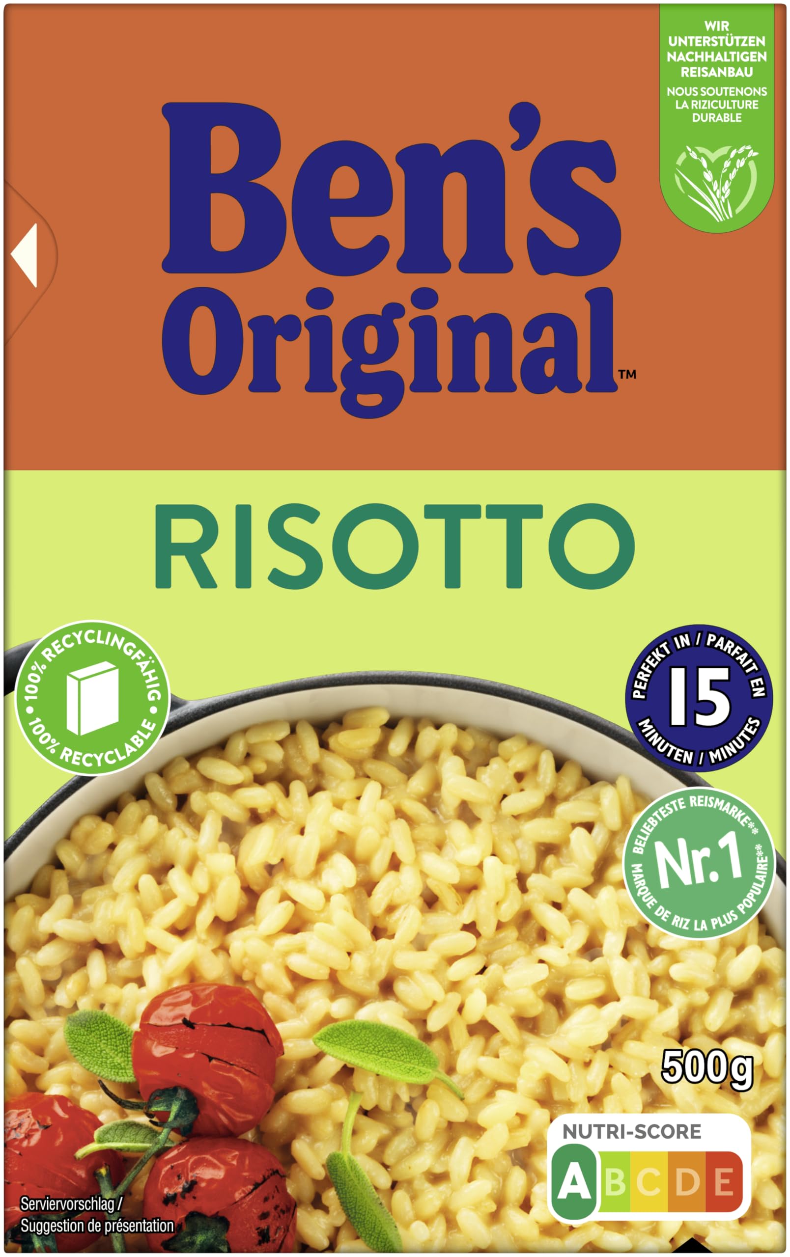 Ben's Original Risotto Reis 12x500 g Italienisch