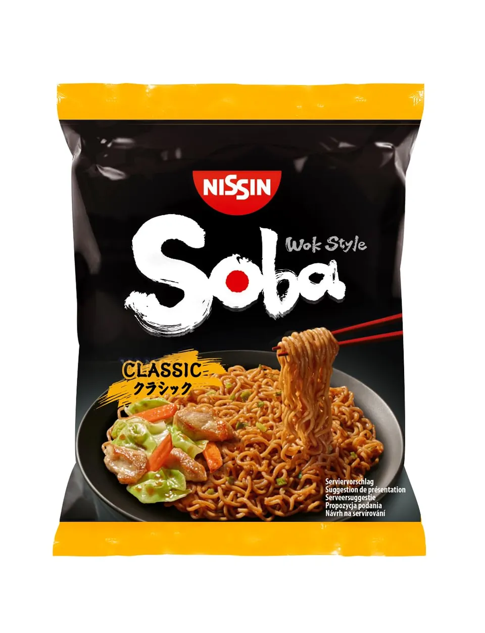 Nissin Soba Bag Classic Instant-Nudeln 109g Yakisoba