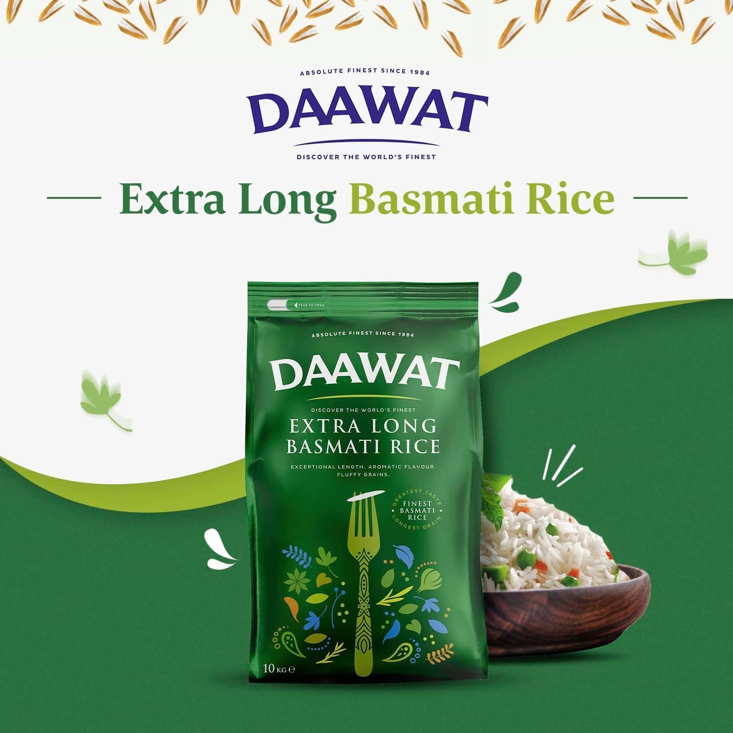 Daawat Extra Long Basmatireis 10 kg aromatisch