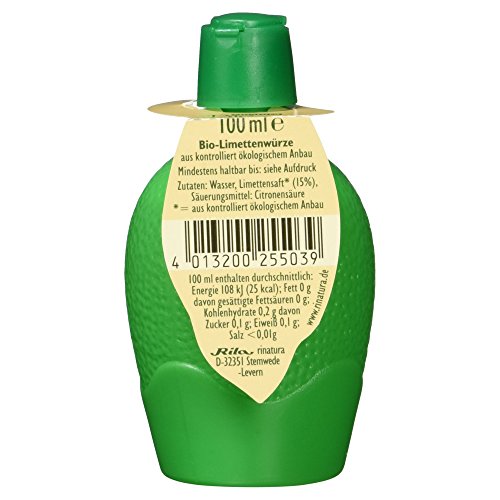 rinatura Limetten-Fix Limettensaft 100ml Squeeze vegan bio