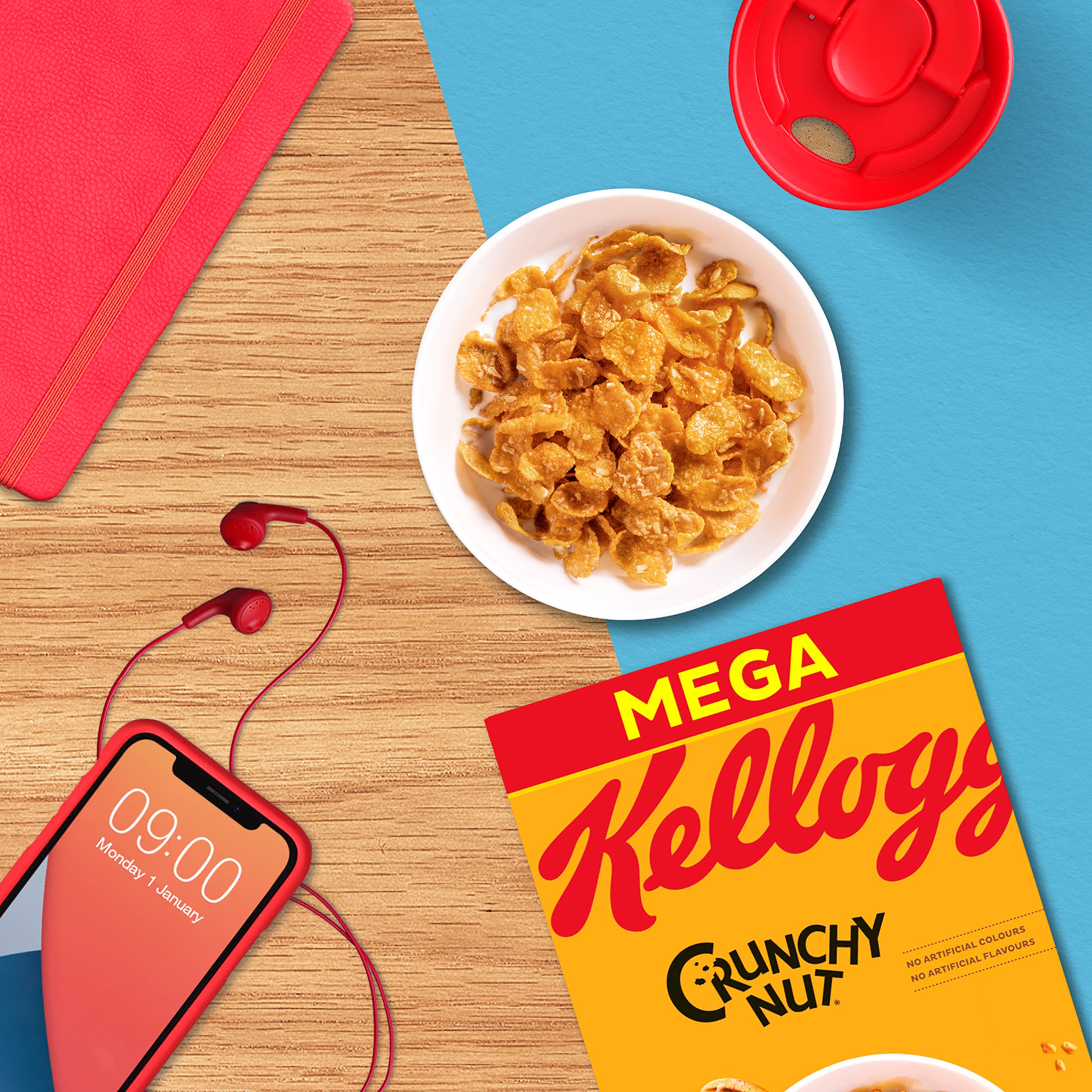 Kellogg's Crunchy Nut Cornflakes Honig-Erdnuss 720g