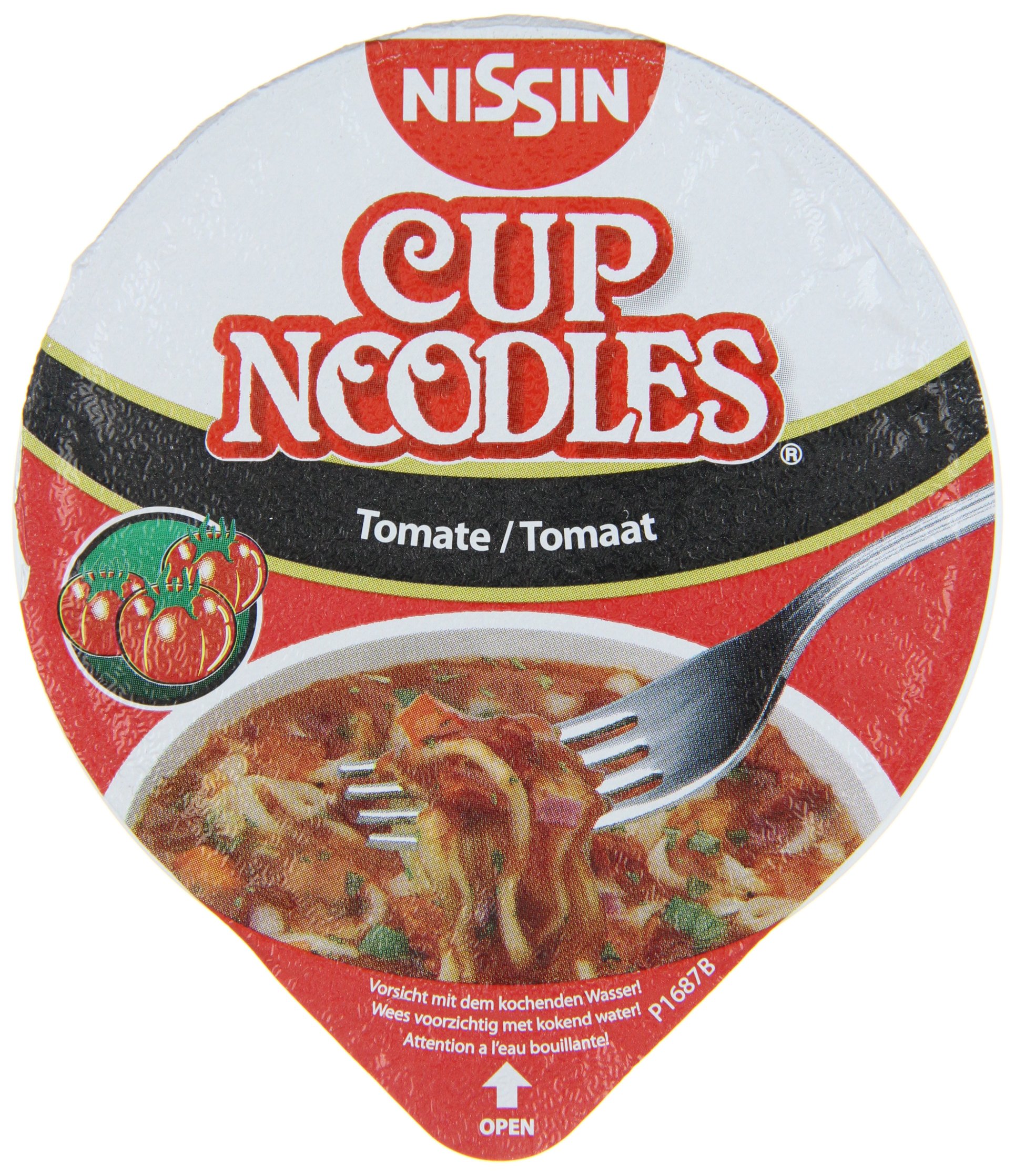 Nissin Cup Noodles Tomate 63g Suppen-Becher