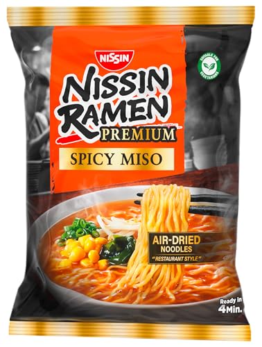 Nissin Ramen Premium Spicy Miso Instant-Ramen 10er Pack