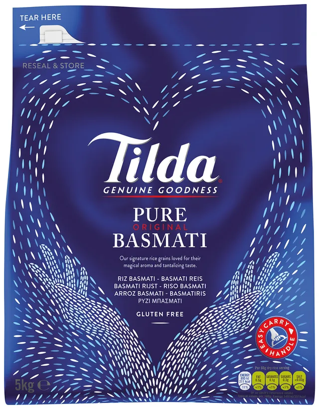 Tilda Pure Original Basmati Reis 5kg aromatisch