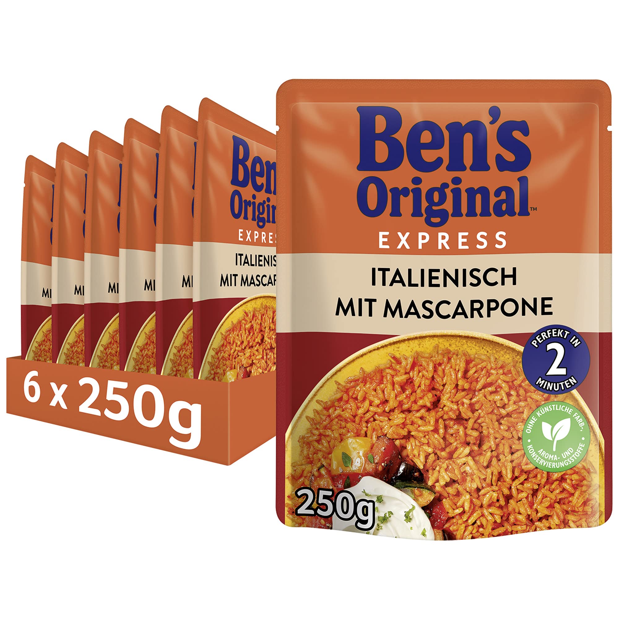 Ben's Original Express Reis Mediterran 6x220 g Beutel