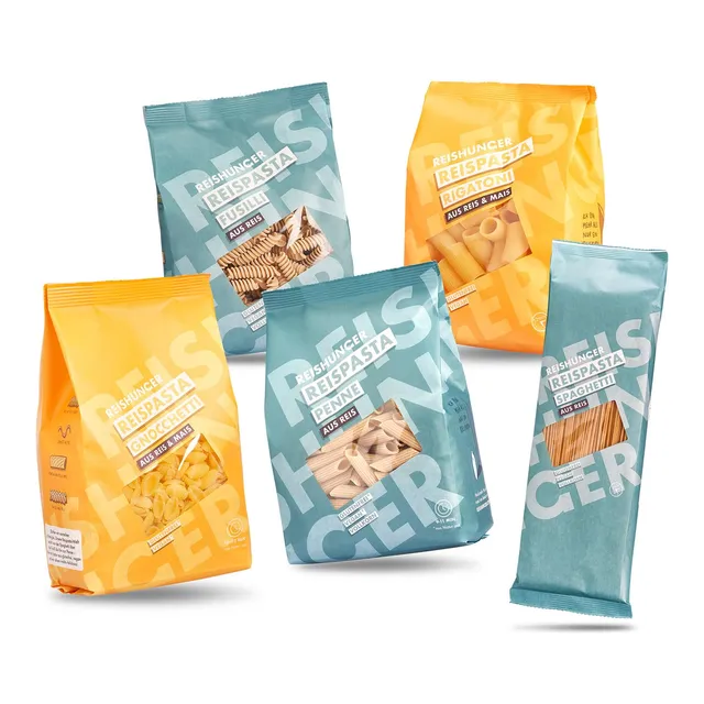 Reishunger Reispasta Großes Probierset 6er Nudeln glutenfrei